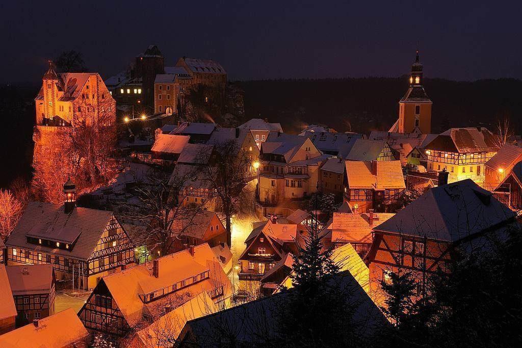 Burg Hohnstein im Winter