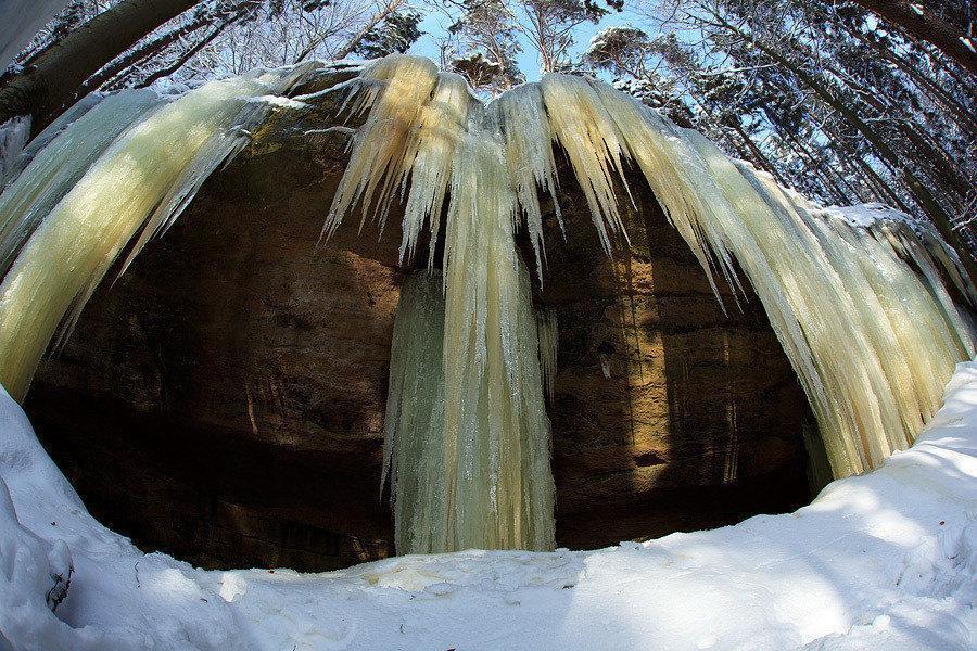 Zeidler-Eisfälle - Foto Václav Slojka