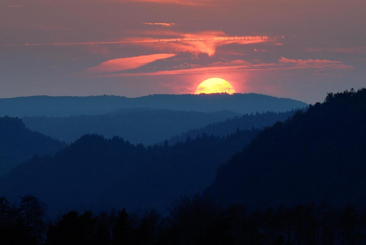 Sonnenuntergang am Großen Winterberg - J. Laštůvka