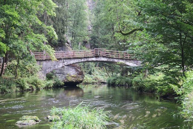 Betonbrücke an der Grundmühle