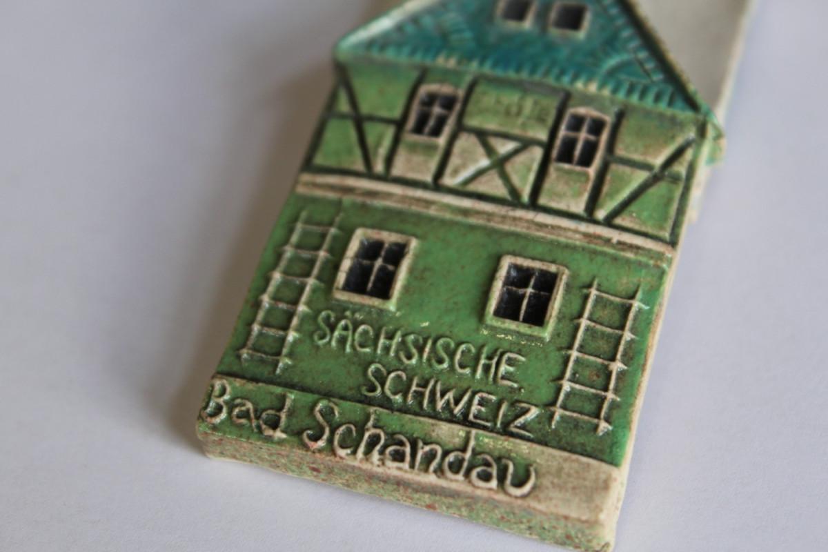 Keramische Modelle von Umgebindehäusern