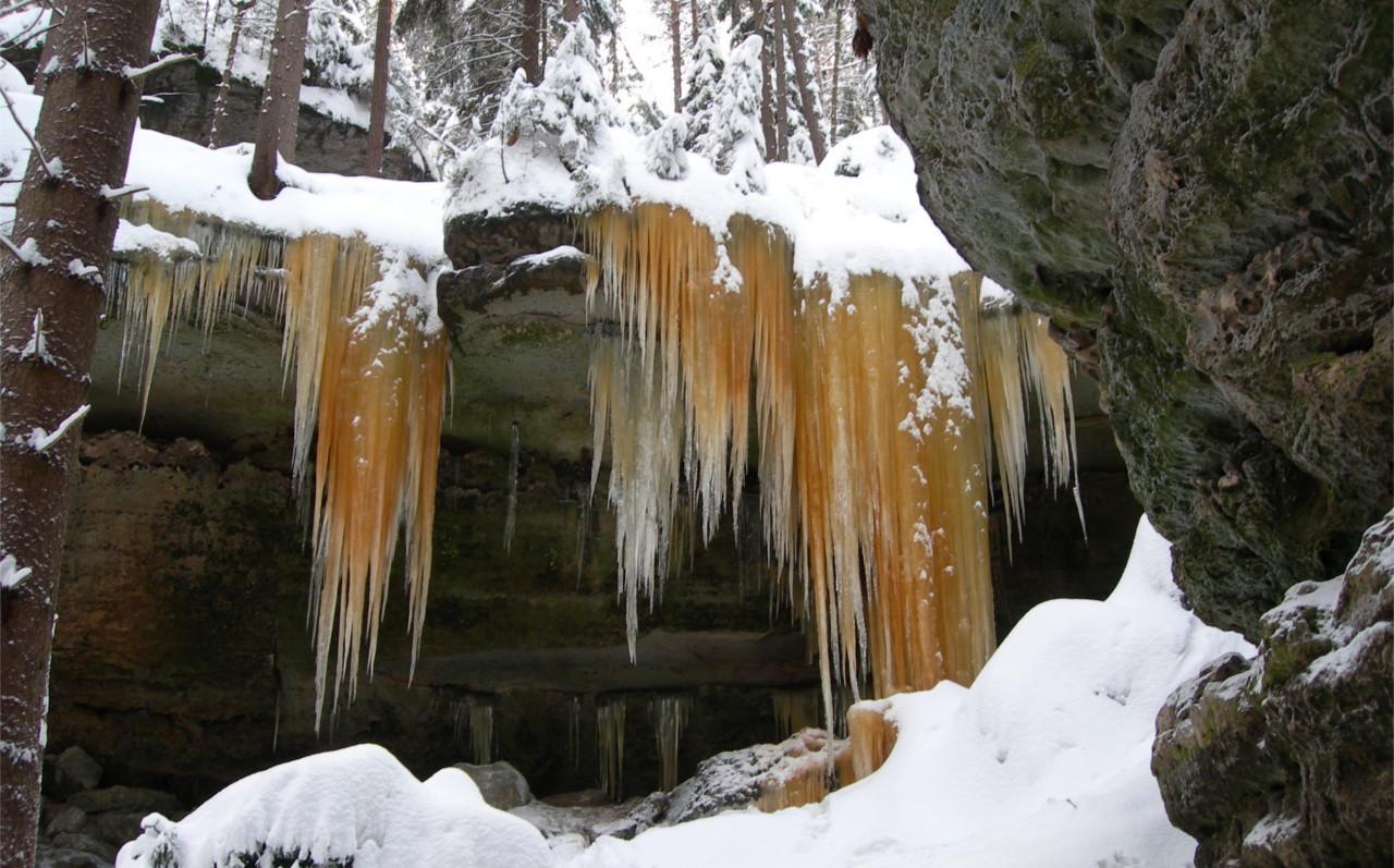 Zeidler Eisfälle (Brtnické ledopády)