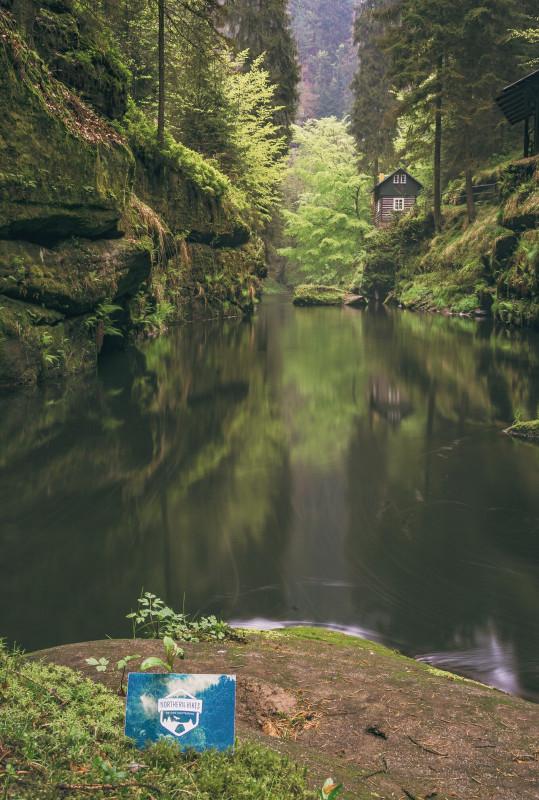 Gorge on Kamenice river