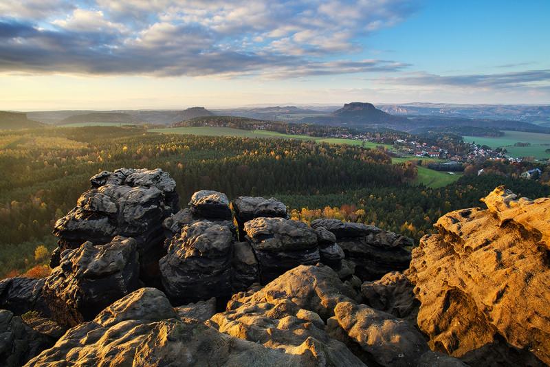 Výhled s Papststein, foto: M. Rak