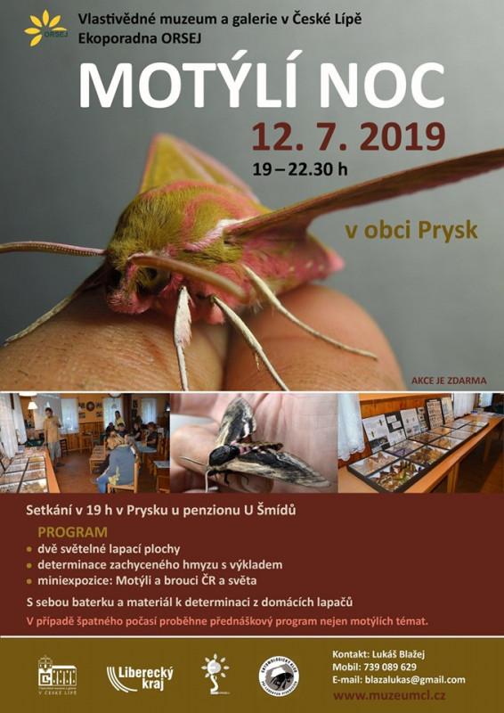 Motýlí noc 2019 - Prysk