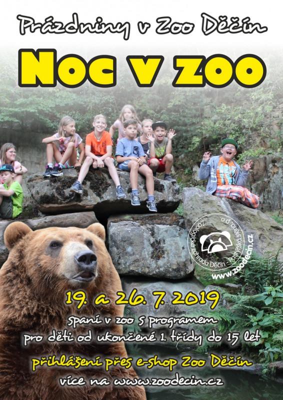 ZOO Děčín 2019 - noc v ZOO