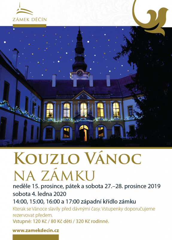 Zámek Děčín - advent 2019 - kouzlo Vánoc