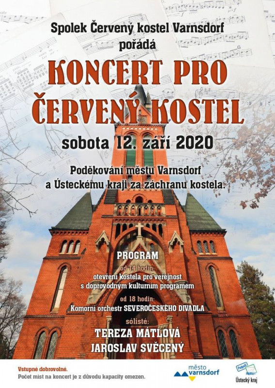 Varnsdorf - koncert pro Červený kostel
