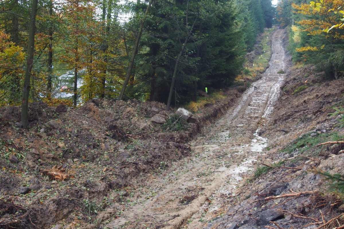 Turistická lávka na Šébru