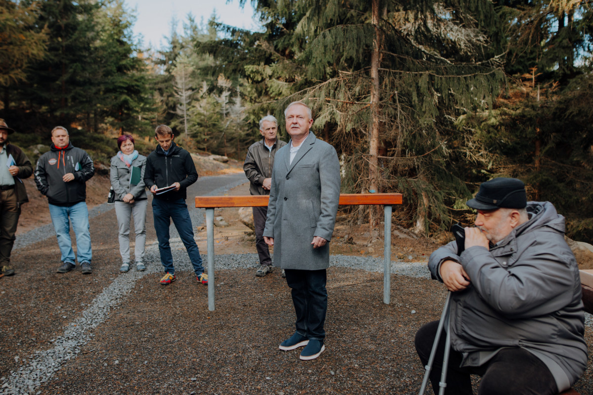 Nová turistická lávka přes Stožecké sedlo (foto: Pavlína Pražáková)