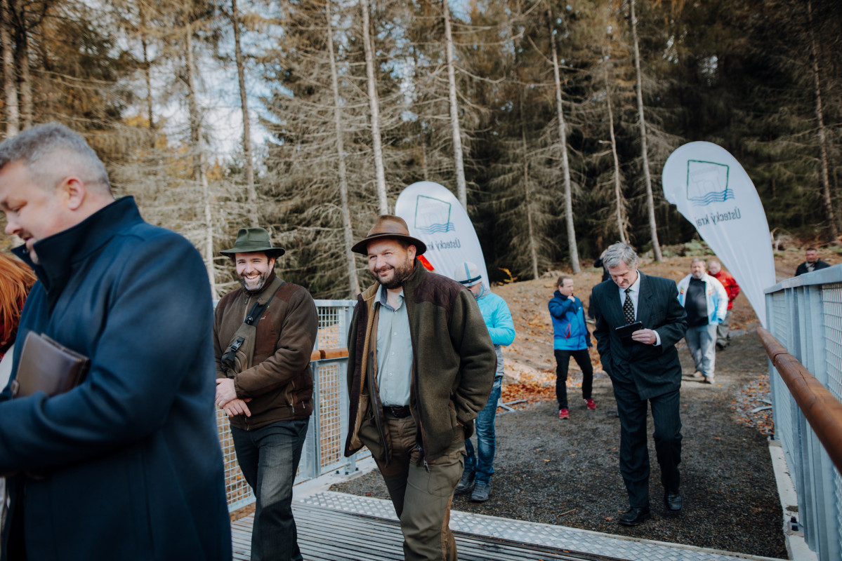 Nová turistická lávka přes Stožecké sedlo (foto: Pavlína Pražáková)