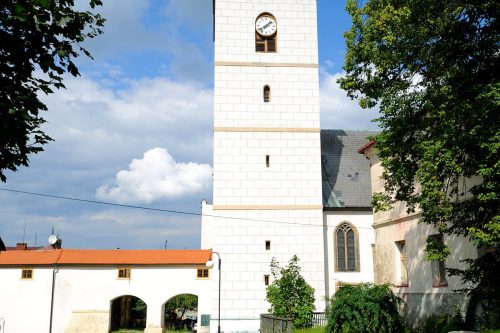 Česká Kamenice - Kostel sv. Jakuva s vyhlídkovou věží, foto J. Laštůvka