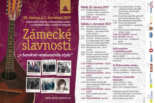 Zámecké slavnosti Šluknov 2017