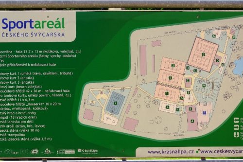 Mapa areálu