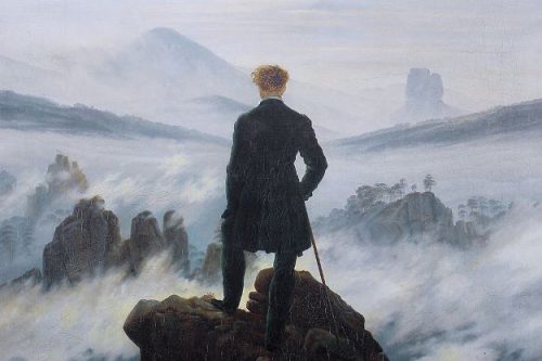 Caspar David Friedrich - Poutník nad mořem mlhy