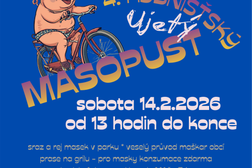 plakát Rybniště Masopust 2026