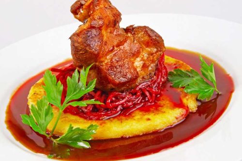 Restaurace Kocanda Děčín kachní špalek