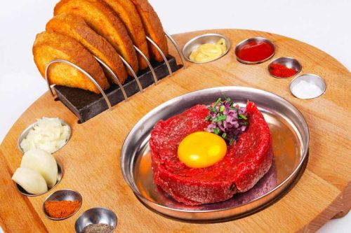 Restaurace Kocanda Děčín interiér tatarák
