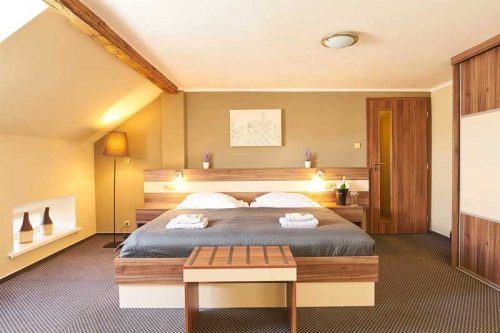 Wellness Hotel Kocanda Děčín ložnice