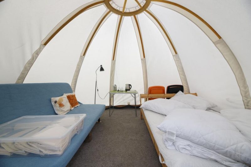 Kemp Děčín glamping stan