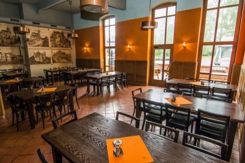 Pivovar Kocour interiér restaurace
