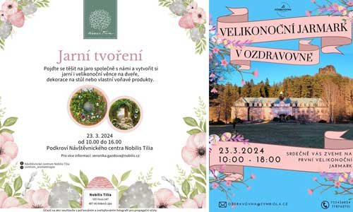 Velikonoce na Zámku Šluknov, v Nobilis Tilia a Jetřichovicích