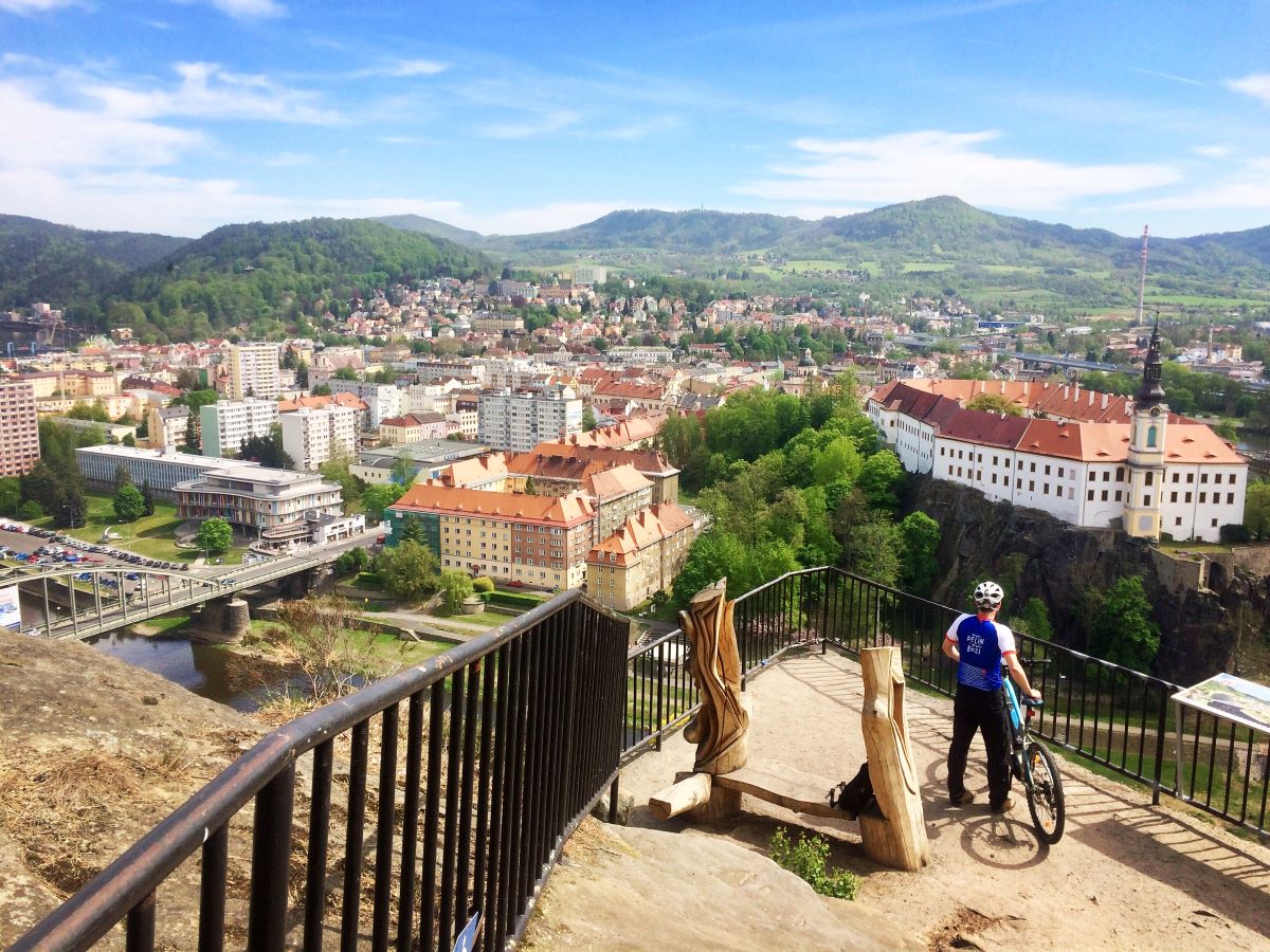 Děčín z Pastýřské stěny