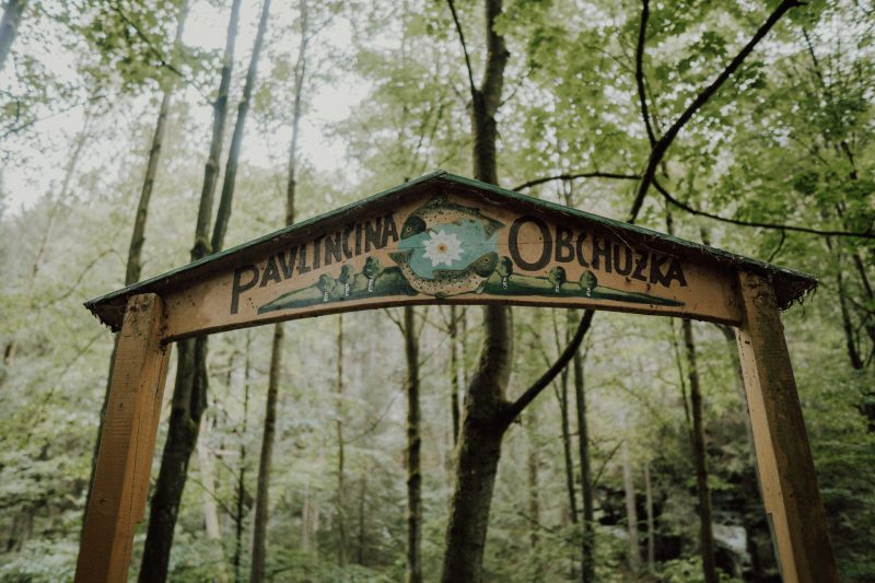 Pavlínino údolí vstup - České Švýcarsko