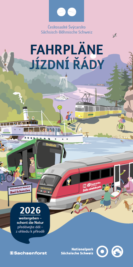 praktické jízdní řády Českosaského Švýcarska